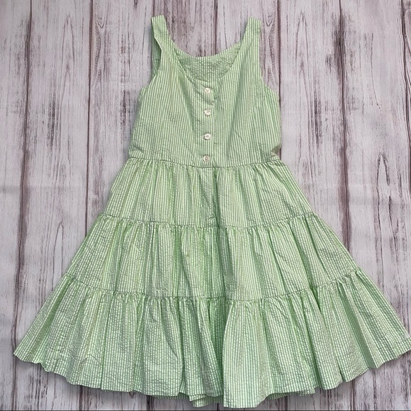 Polo Ralph Lauren Green Seersucker Dress
Girls 8 - Picture 2 of 5